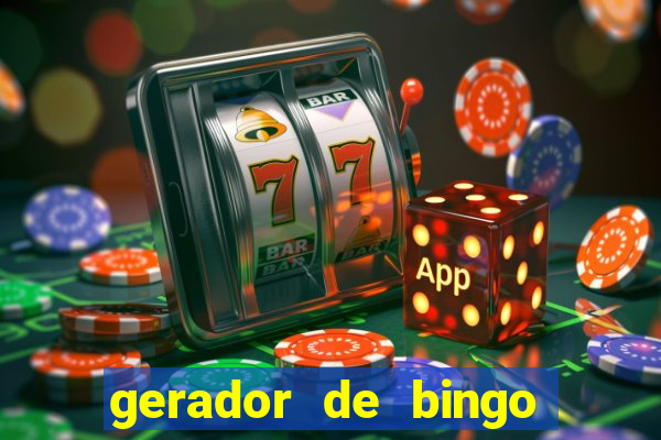 gerador de bingo de palavras